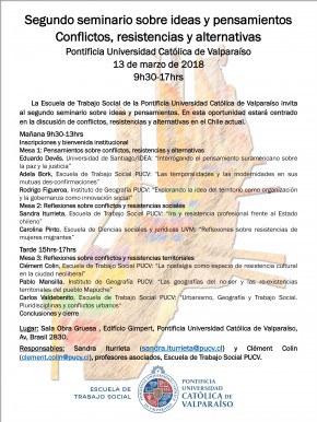 Convocatoria seminario 2018